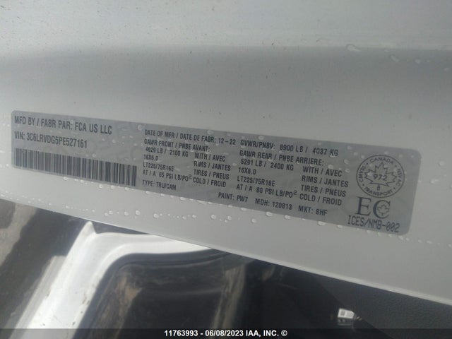 3C6LRVDG5PE527161 RAM Promaster 2500 2500 High