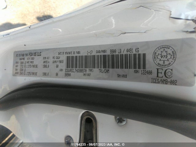 3C6UR5CL7HG588570 RAM 2500 St