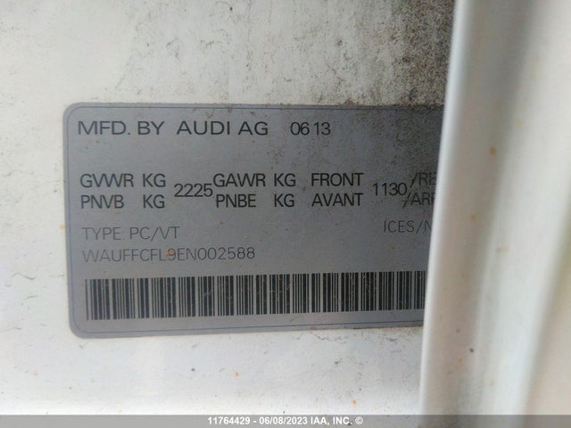 WAUFFCFL9EN002588 Audi A4 Premium Plus