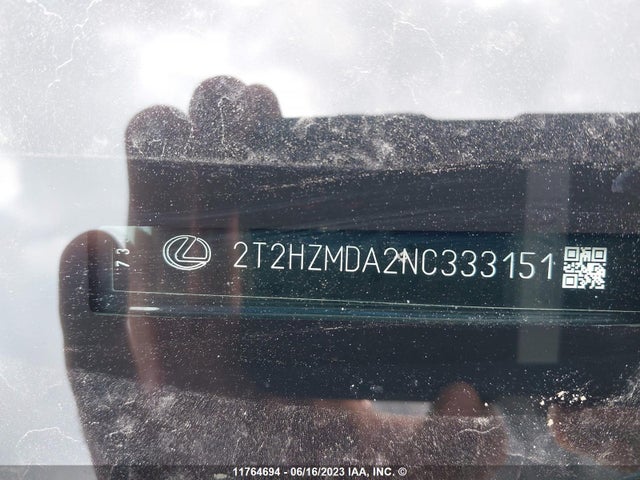 Lexus RX 350 2022 2T2HZMDA2NC333151 Image 9