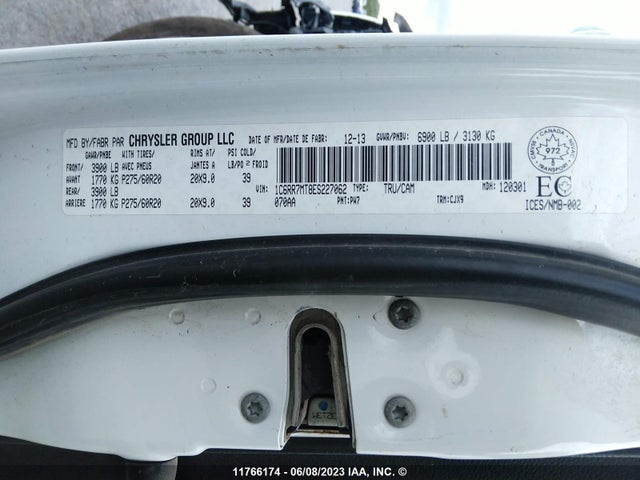1C6RR7MT8ES227062 RAM 1500 Sport