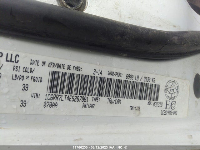 1C6RR7LT4ES267981 RAM 1500 Slt
