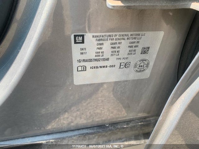 Chevrolet VOLT LT 2017 1G1RA6S57HU215548 Image 9