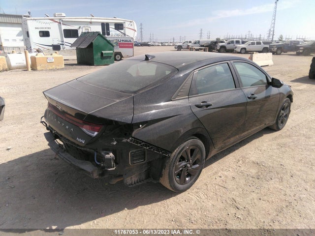 Hyundai Elantra Blue 2021 KMHLM4AJ3MU009429 Image 4
