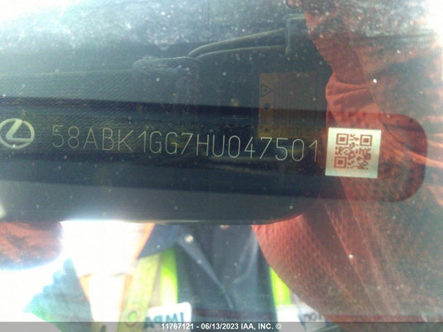 58ABK1GG7HU047501 Lexus ES 350