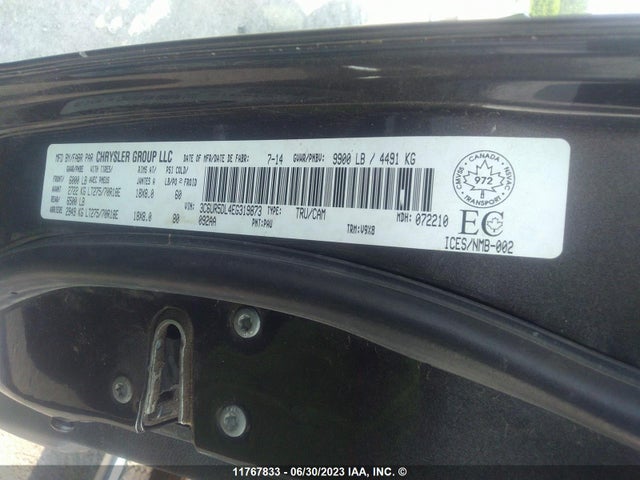 3C6UR5DL4EG319873 RAM 2500 Slt