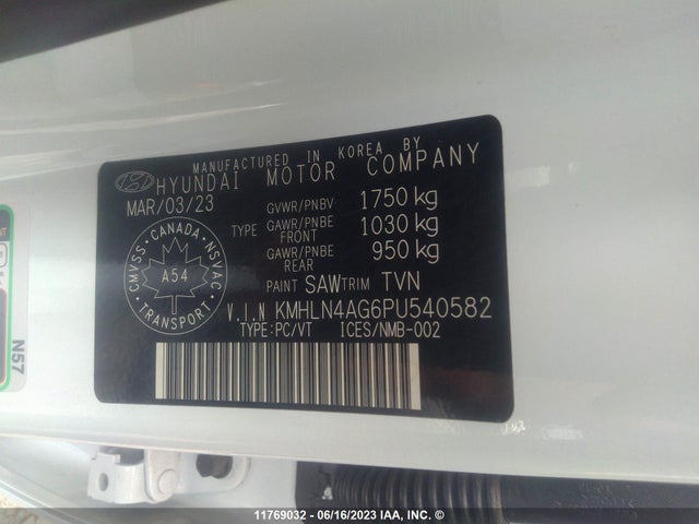 Hyundai ELANTRA SEL 2023 KMHLN4AG6PU540582 Image 11