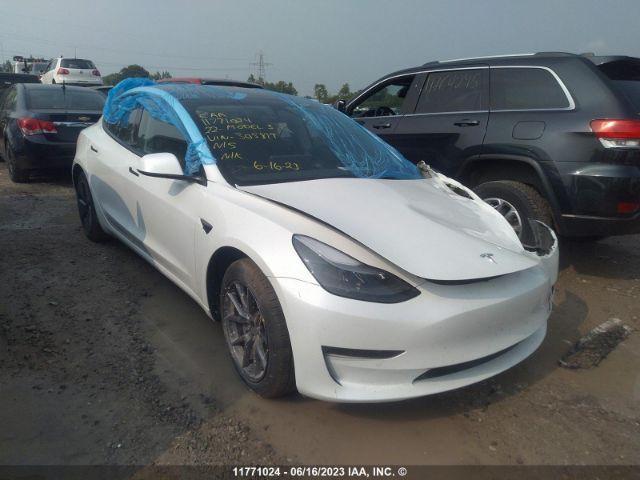 Aukcja sprzedaży 2022 Tesla Model 3, vin: 5YJ3E1EA0NF305819, numer aukcji: 11771024