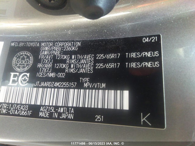 JTJAARDZ4M2255157 Lexus Nx 300 Base/300 Luxury/300 F
