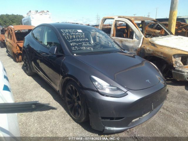 Продажа на аукционе авто 2022 Tesla Model Y, vin: 7SAYGDEE0NF465013, номер лота: 11771918