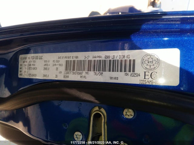 1C6RR7FT9HS709007 RAM 1500 St