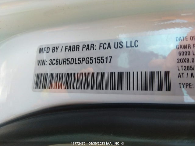 3C6UR5DL5PG515517 RAM 2500 Big Horn