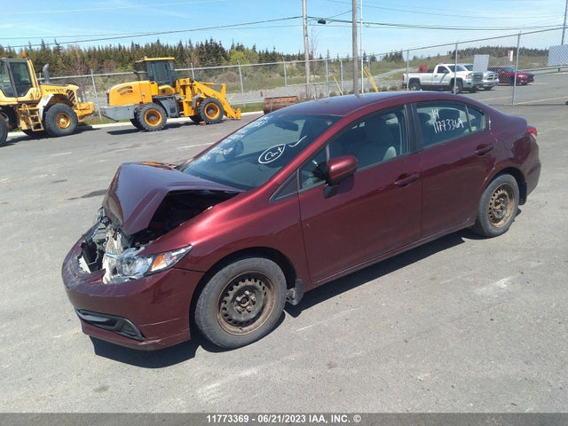 Honda Civic Lx 2014 2HGFB2F4XEH009299 Image 2