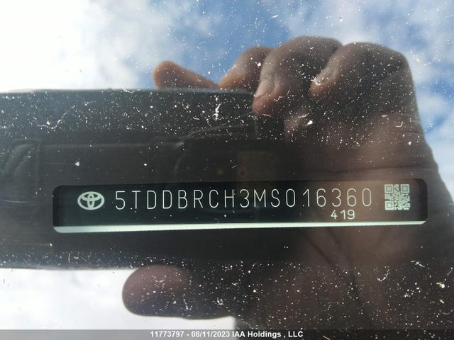 Toyota Highlander Hybrid Limited 2021 5TDDBRCH3MS016360 Image 9
