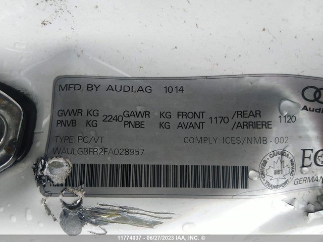 WAULGBFR2FA028957 Audi S5 Technik