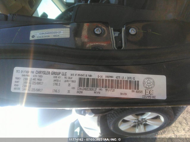 1C4NJDAB2ED820137 Jeep Compass Sport