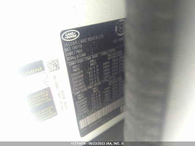 SALWR2RU5KA872519 Land Rover Range Rover Sport Hse