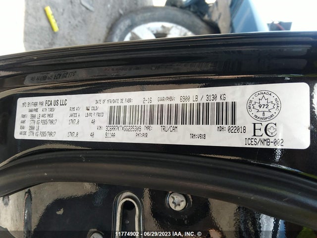 3C6RR7KTXGG225309 RAM 1500 St