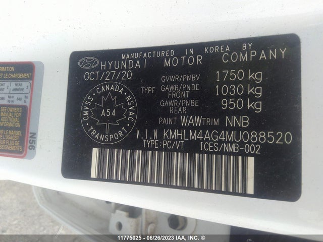 Hyundai ELANTRA SEL 2021 KMHLM4AG4MU088520 Image 11
