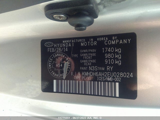 Hyundai Elantra Coupe Gs/se 2014 KMHDH6AH2EU028024 Image 10