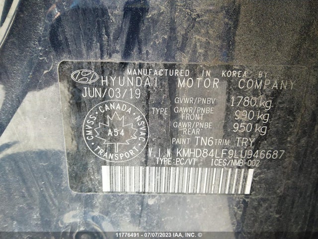 Hyundai ELANTRA COUPE 2020 KMHD84LF9LU946687 Image 11