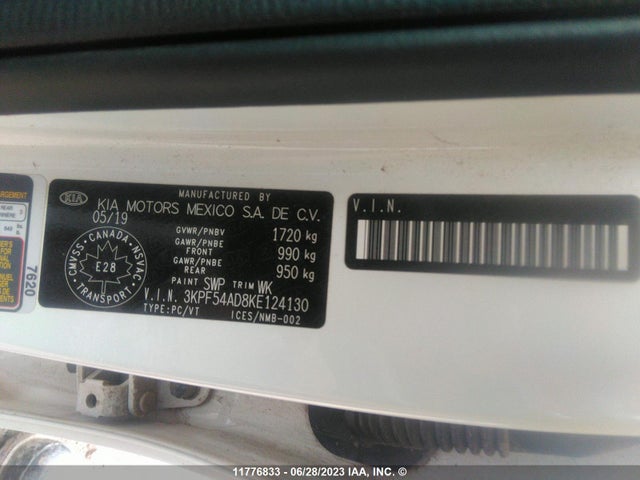 KIA FORTE EX 2019 3KPF54AD8KE124130 Image 10