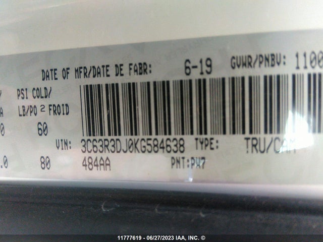 3C63R3DJ0KG584638 RAM 3500 Big Horn