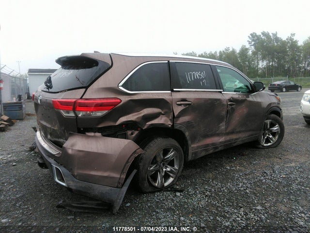 Toyota Highlander Limited/ltd Platinum 2017 5TDDZRFH9HS406683 Image 4