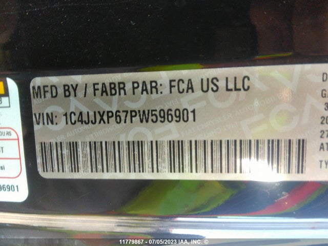 1C4JJXP67PW596901 Jeep Wrangler Sahara 4xe