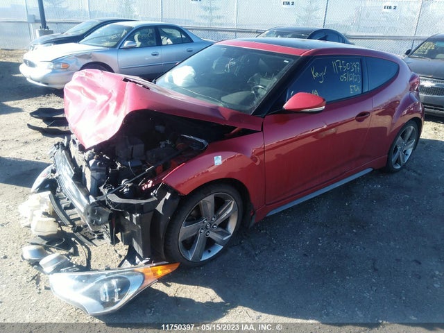 Hyundai Veloster Turbo 2014 KMHTC6AE7EU190344 Image 2