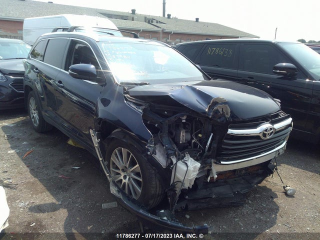 Toyota Highlander Xle 2015 5TDJKRFH5FS187984 Image 1