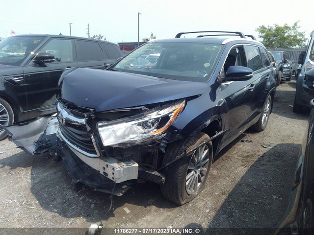 Toyota Highlander Xle 2015 5TDJKRFH5FS187984 Image 2