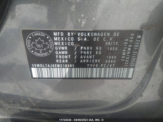 3VWDL7AJ6EM218065 Volkswagen JETTA TDI