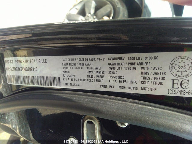 3C6RR7KT4MG709116 RAM 1500 Classic Tradesman