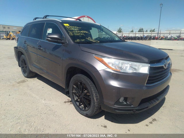 Toyota Highlander Xle 2016 5TDJKRFH6GS233341 главное изображение