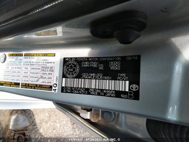 Toyota SCION IM 2016 JTNKARJE7GJ519051 Image 9