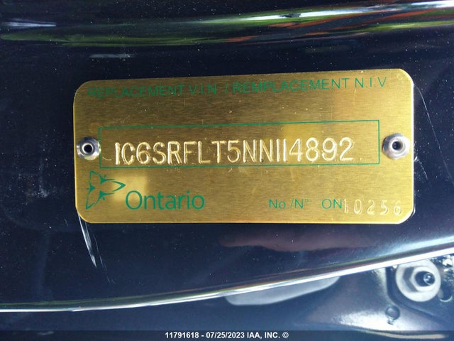 1C6SRFLT5NN114892 RAM 1500 Rebel