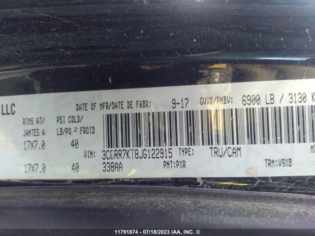 3C6RR7KT8JG122915 RAM 1500 St