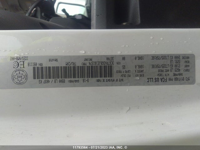 3C6TRVDG8JE161574 RAM Promaster 2500 2500 High