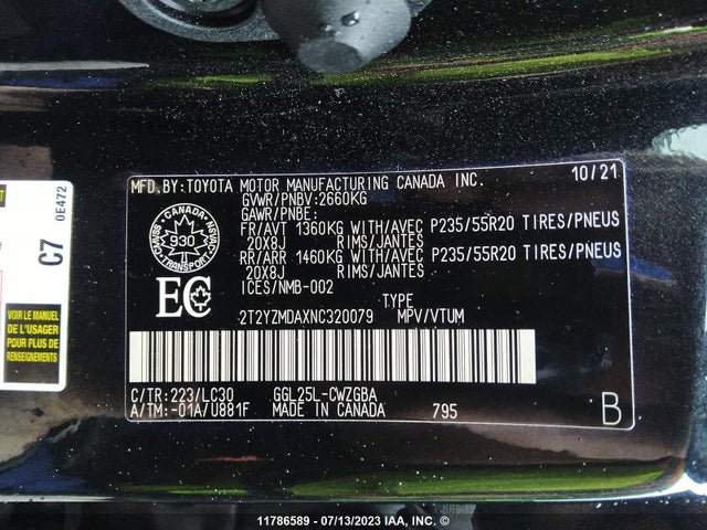 2T2YZMDAXNC320079 Lexus Rx 350 F-sport