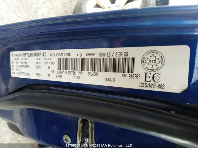 1C6RR7MT6ES257841 RAM 1500 Sport