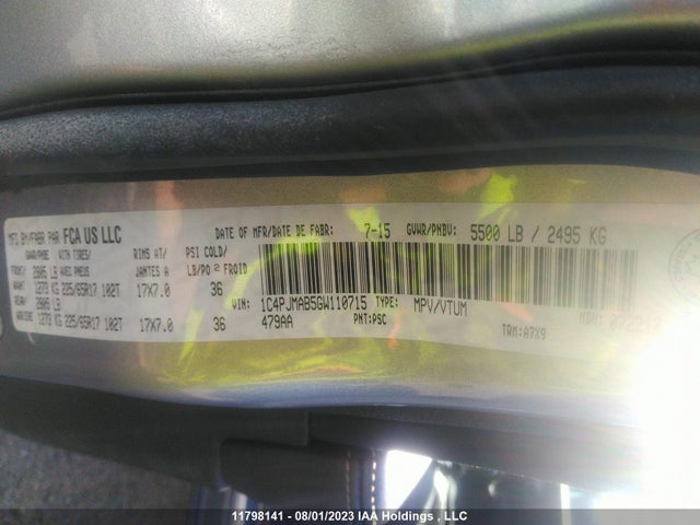 1C4PJMAB5GW110715 Jeep Cherokee Sport