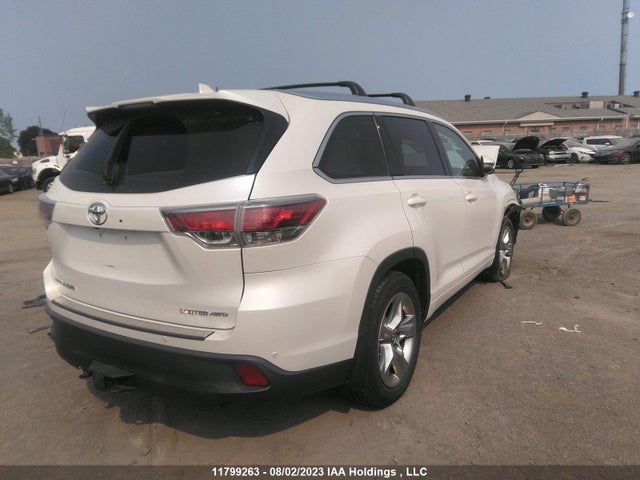 Toyota Highlander Limited/ltd Platinum 2016 5TDDKRFH3GS259067 Image 4