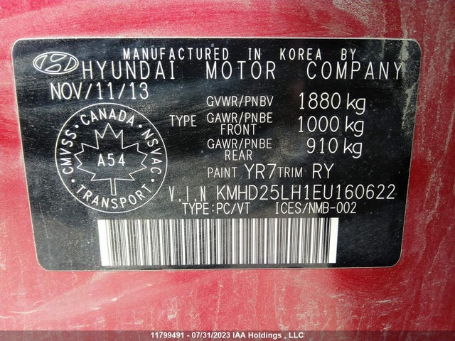Hyundai ELANTRA GT 2014 KMHD25LH1EU160622 Image 9