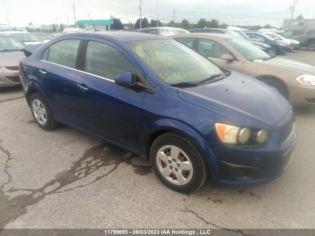Chevrolet SONIC LT 2014 1G1JC5SH1E4110740 главное изображение
