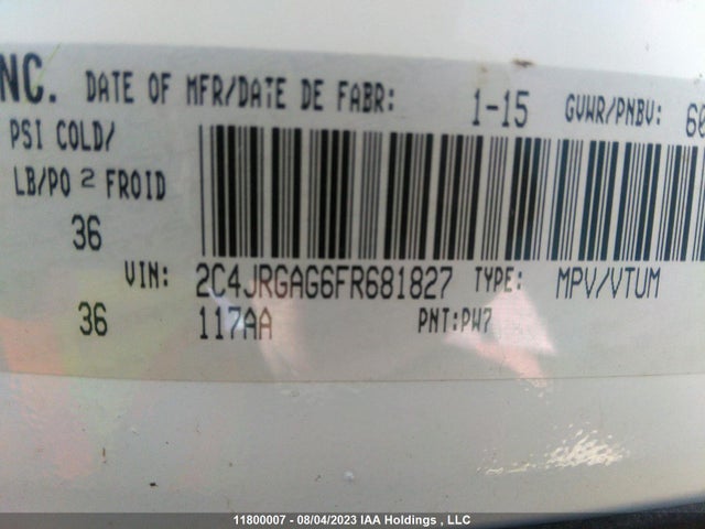2C4JRGAG6FR681827 RAM Tradesman
