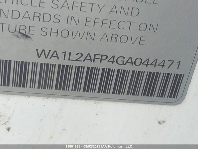 WA1L2AFP4GA044471 Audi Q5 Premium Plus