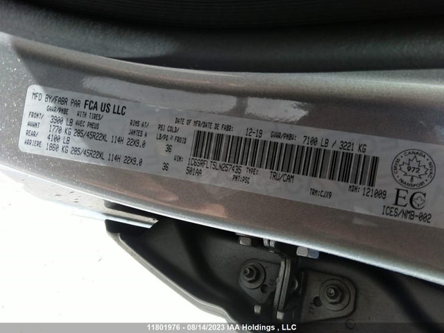 1C6SRFLT5LN257435 RAM 1500 Rebel