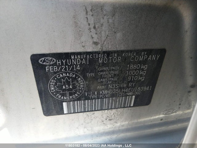 Hyundai ELANTRA GT 2014 KMHD35LH4EU183941 Image 9