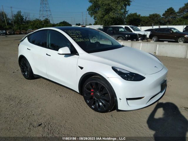 Продажа на аукционе авто 2022 Tesla Model Y, vin: 7SAYGDEF1NF466843, номер лота: 11803186